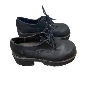 VTG 90’s Bed Stu Black Chunky Platform Shoes 9.5